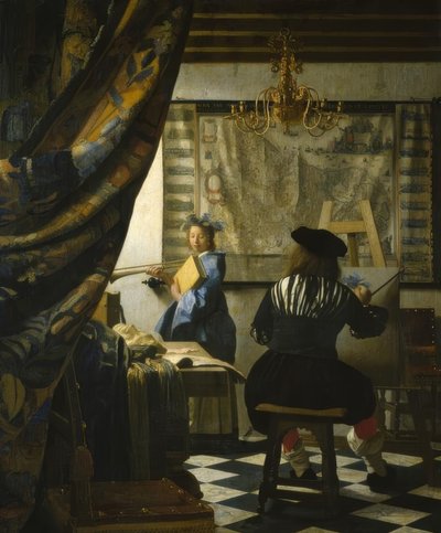 A arte da pintura de Jan Vermeer van Delft